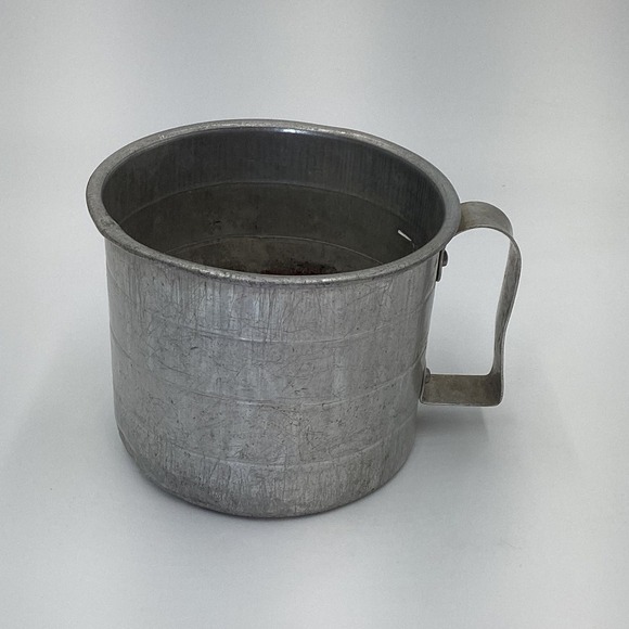 Vintage Aluminum Measuring‎ Cup Set Kitchenware Baking Tool - Picture 2 of 8